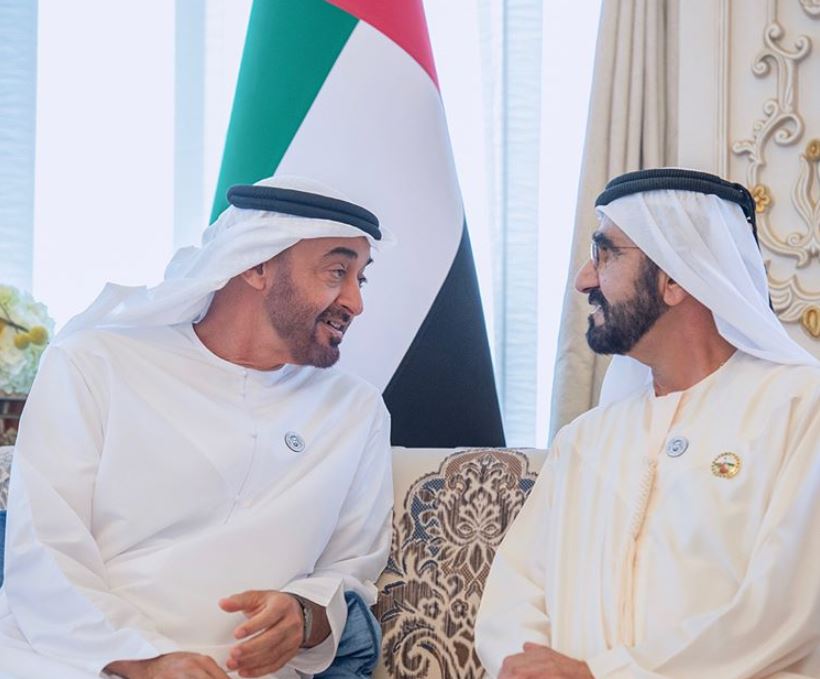 Mohamed bin Rashid and Mohammed bin Zayed exchange talks about national issues