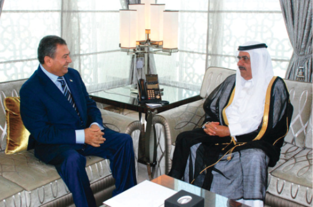 حمدان بن راشد يستقبل مديرة " اليونسكو " 