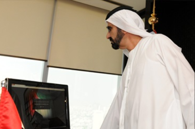 محمد بن راشد يقدم واجب العزاء في وفاة هادي الحبابي