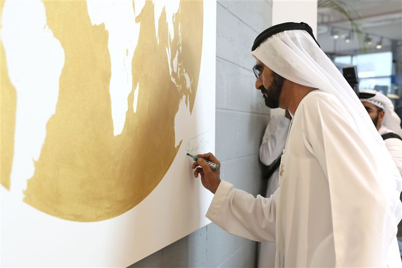 محمد بن راشد يفتتح المقر الإقليمي لحاضنة الابتكار العالمية 1776 