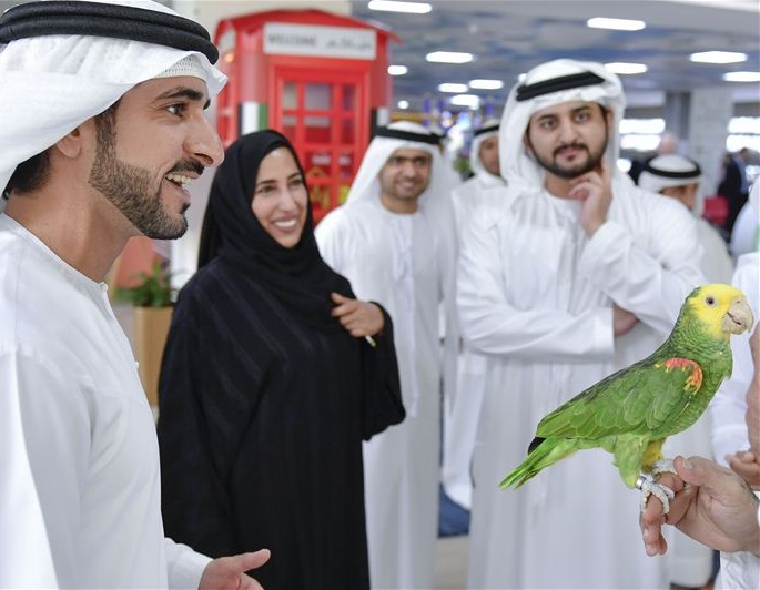 حمدان بن محمد يزور مقر هيئة المعرفة والتنمية البشرية