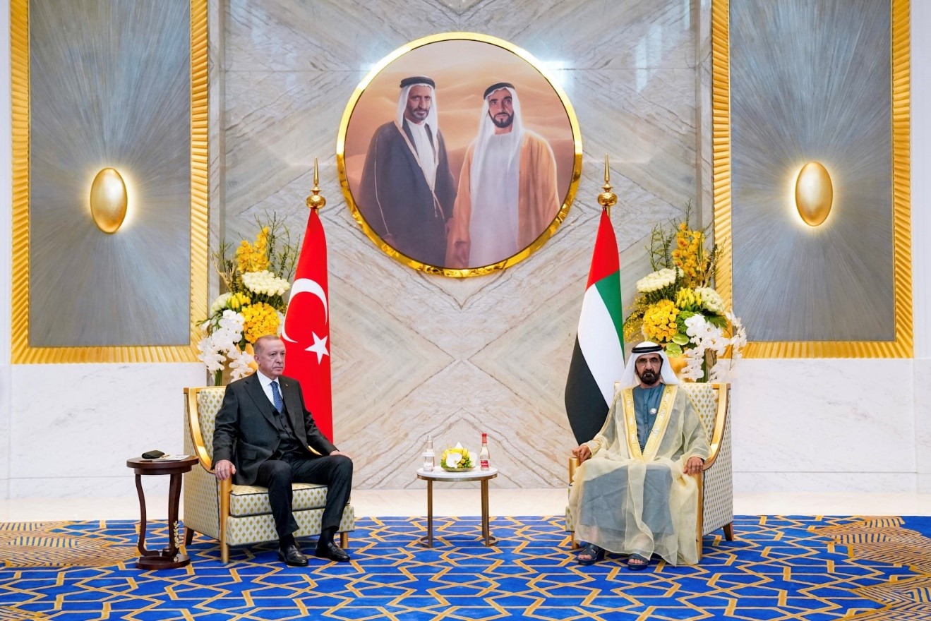محمد بن راشد يبحث مع الرئيس التركي مستقبل الشراكة الاستراتيجية بين البلدين