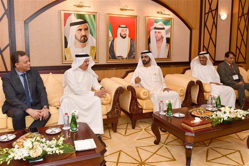 محمد بن راشد يستقبل وزراء النقل والمواصلات في عدد من الدول الشقيقة والصديقة