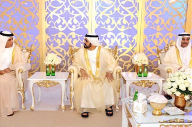 محمد بن راشد يحضر أفراح الشعفار والسبوسي