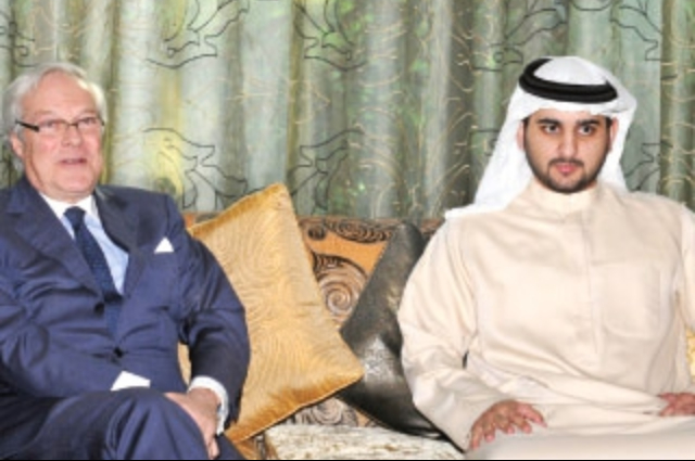 Maktoum bin Mohamed receives Rothschild & Sons Chairman