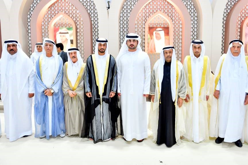 مكتوم بن محمد يحضر أفراح بن حيدر والنهري