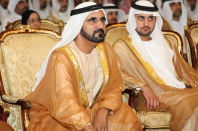 سعود المعلا يستقبل حمدان بن راشد