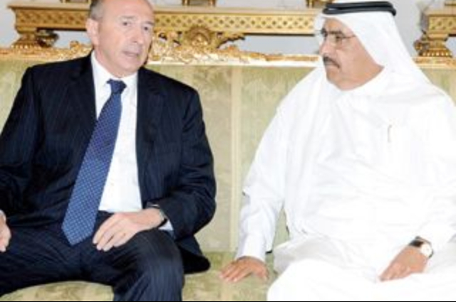 Hamdan bin Rashid receives Mayor of Lyon 