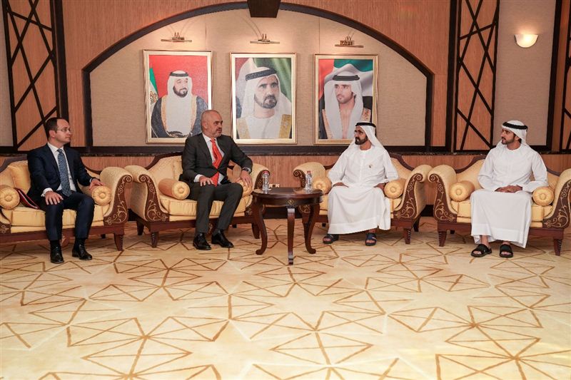 محمد بن راشد ورئيس وزراء ألبانيا يستعرضان العلاقات الثنائية وسبل تعزيزها