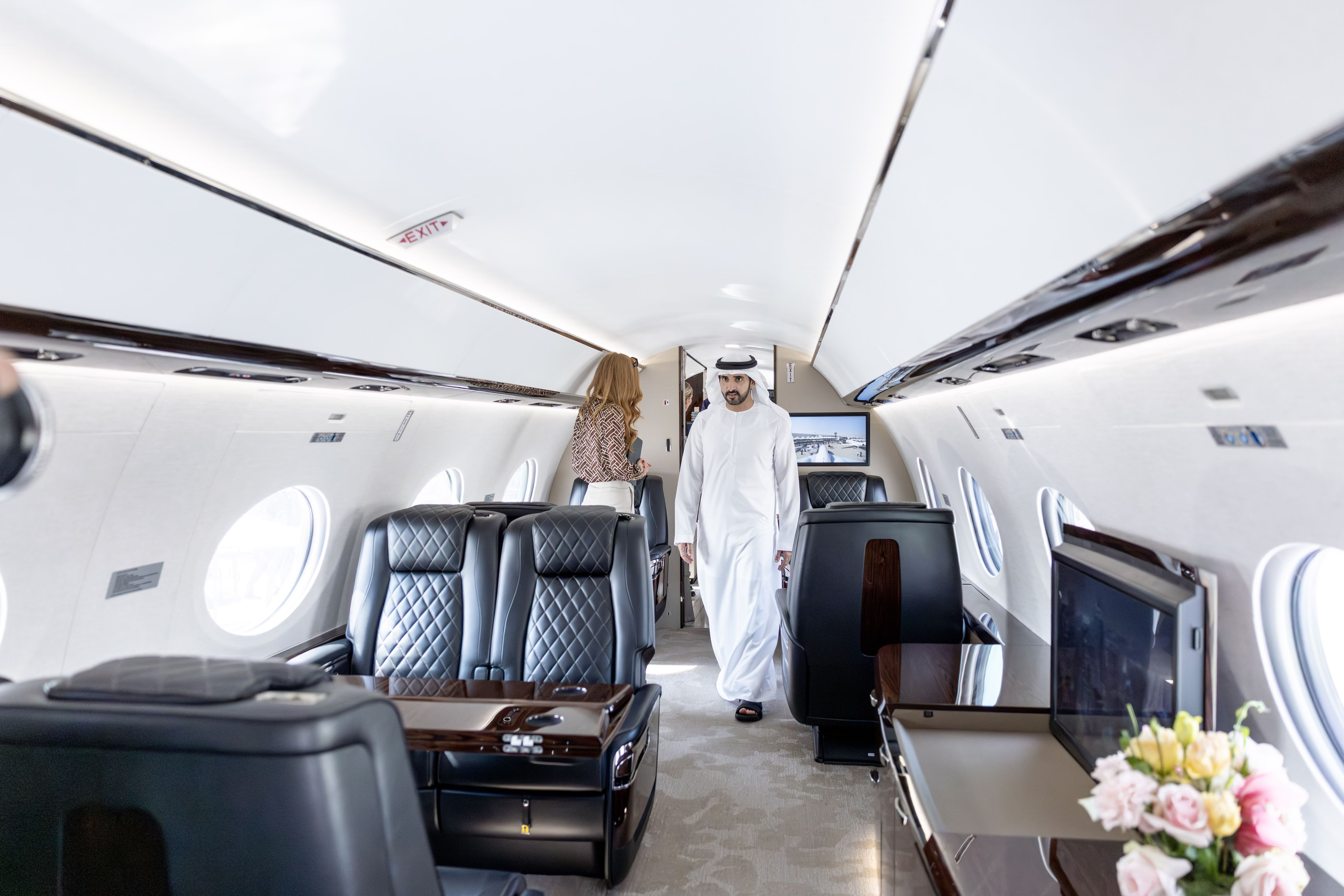 Hamdan bin Mohammed tours Dubai Airshow 2025