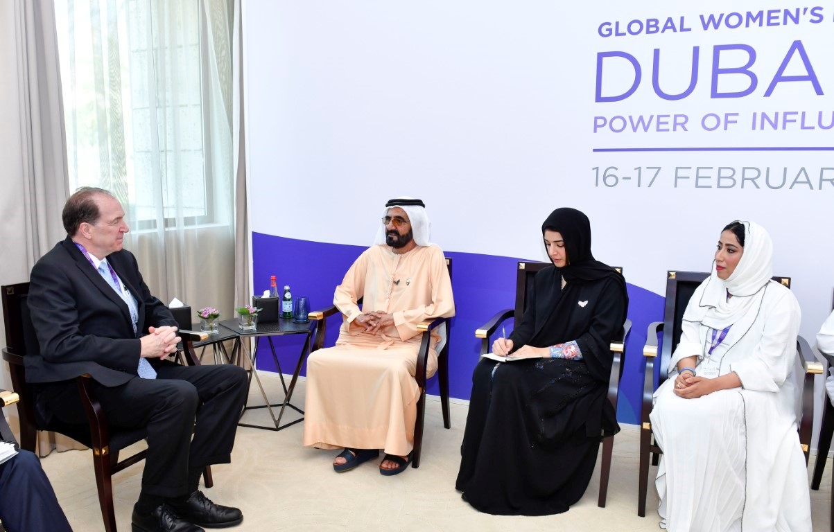 Mohammed bin Rashid receives World Bank President