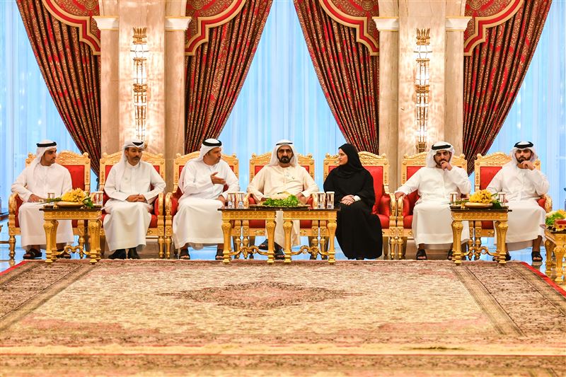 محمد بن راشد يستقبل مجلس علماء الإمارات وأعضاء مجمع محمد بن راشد للعلماء