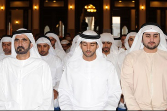 محمد بن راشد ومحمد بن زايد يشهدان حفل تخريج الدورة الـ/20/ لضباط الأركان