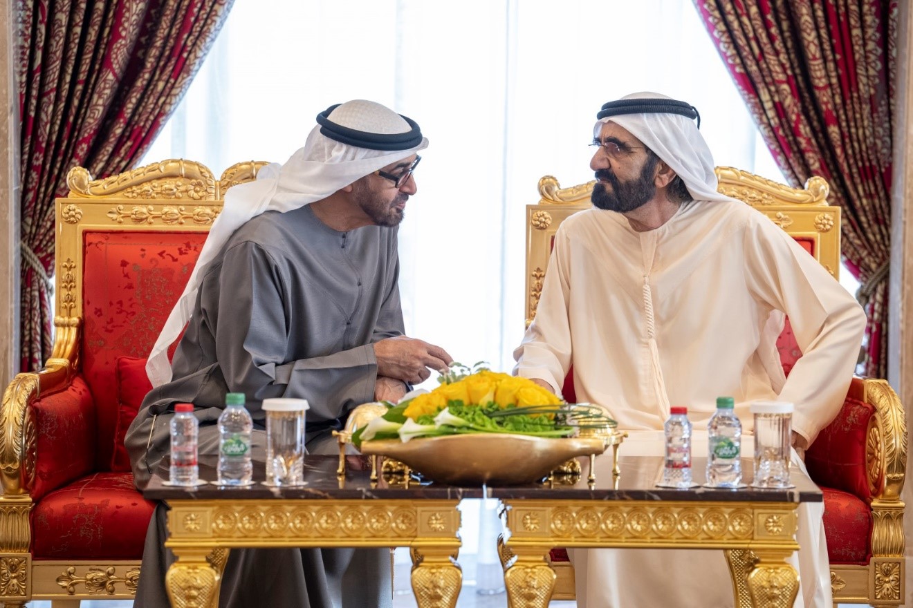 رئيس الدولة يزور محمد بن راشد