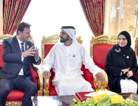 محمد بن راشديستقبل رئيس البرلمان التشيكي