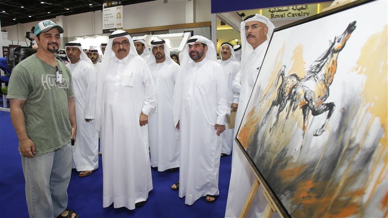 حمدان بن راشد يفتتح بطولة دبي الدولية للجواد العربي ومعرض الخيل