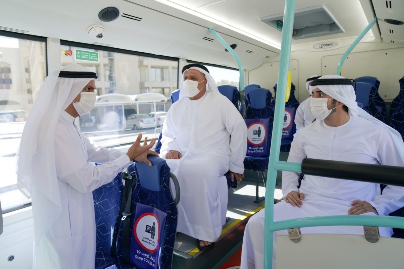 Hamdan bin Mohammed inaugurates new generation of Bus Stations at Al-Ghubaiba