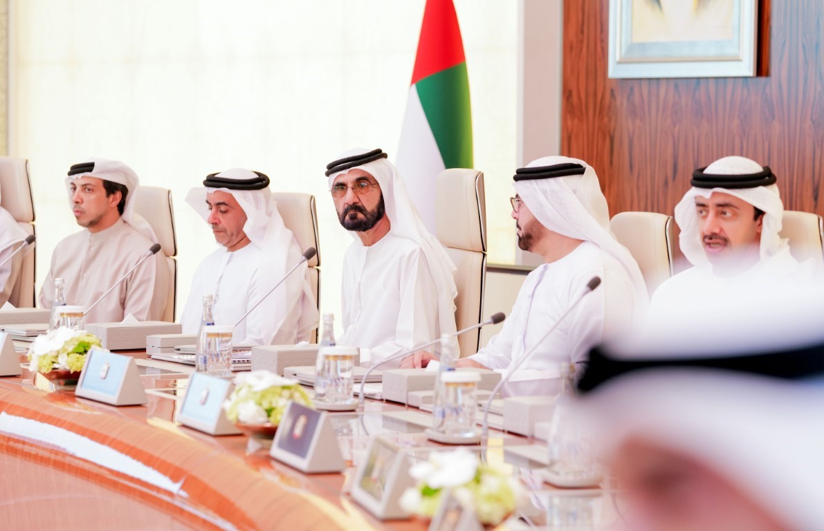 محمد بن راشد يترأس أول اجتماع لمجلس الوزراء في عام الاستعداد للخمسين