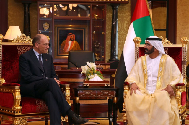 محمد بن راشد يستقبل رئيس ايادس الشركة الأم لإيرباص العالمية 