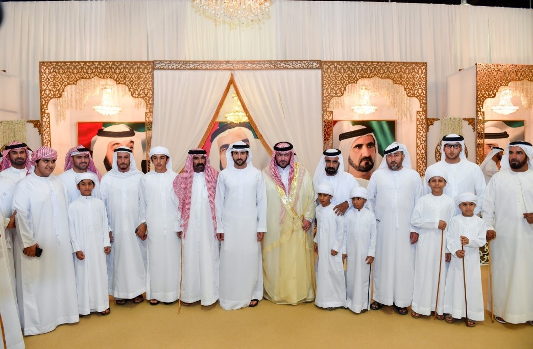 حمدان بن محمد يحضرأفراح الهاجري والفلاسي