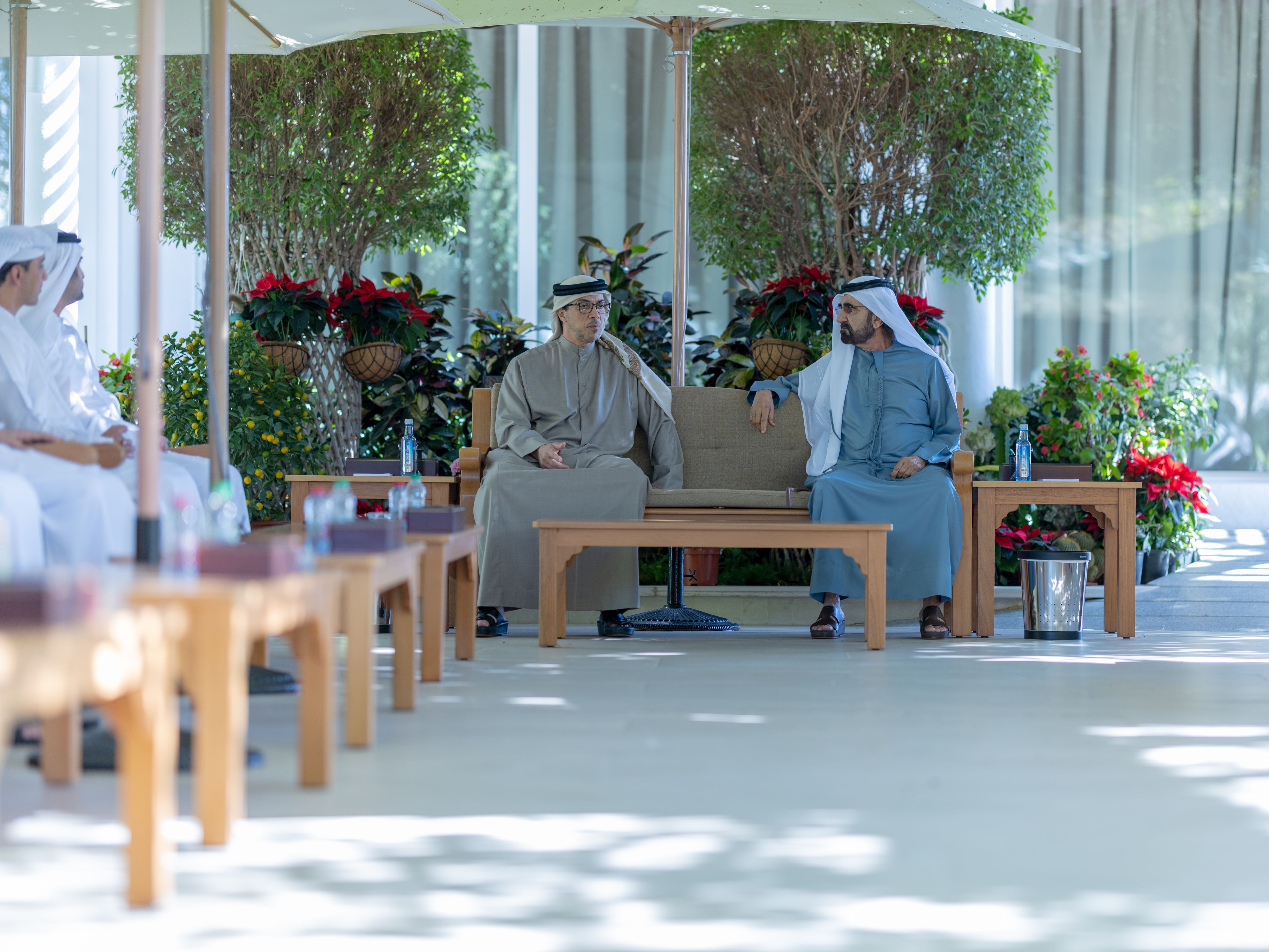 Mohammed bin Rashid meets Mansour bin Zayed, discusses future of UAE’s comprehensive development journey