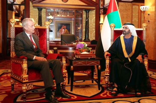 Mohammed bin Rashid receives Spanish Defence Minister