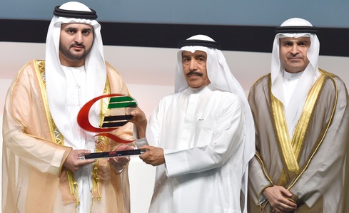 حمدان بن راشد يستقبل القنصل الكازاخستاني 