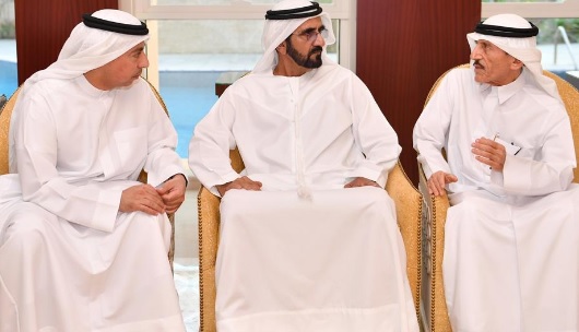 محمد بن راشد يعزي بوفاة عبدالواحد حسن الرستماني