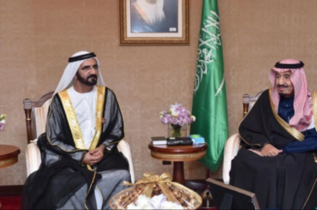 محمد بن راشد يقدم واجب العزاء إلى أسرة الشهيد سعيد الصريدي