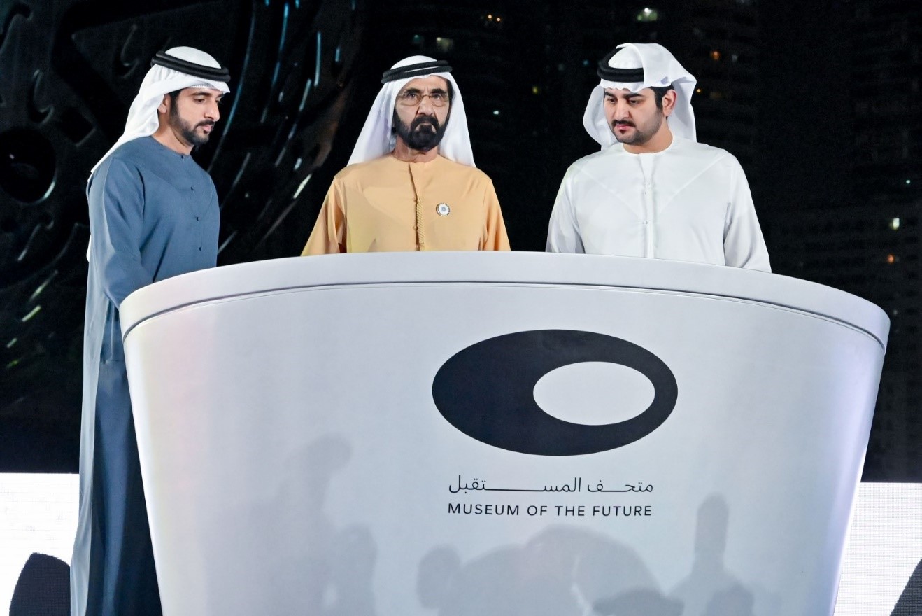 محمد بن راشد يفتتح متحف المستقبل
