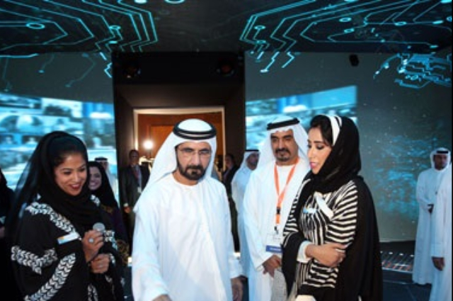 محمد بن راشد يستقبل المشاركين في المنتدى العالمي الافريقي للأعمال