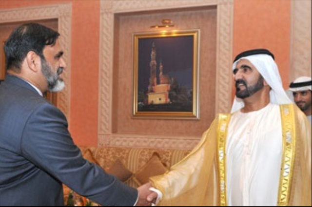 محمد بن راشد يستقبل الرئيس التنفيذي لـ "ستي بنك" 