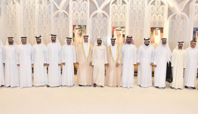 محمد بن راشد يحضر أفراح الغرير