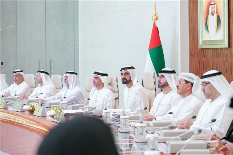 محمد بن راشد يترأس اجتماع  مجلس الوزراء 