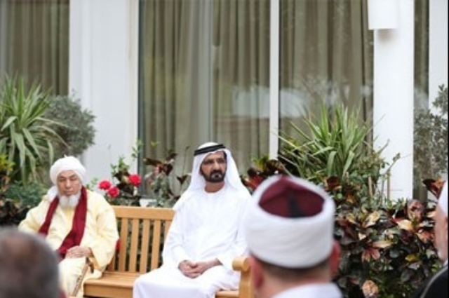 محمد بن راشد يستقبل رئيس الوزراء العراقي