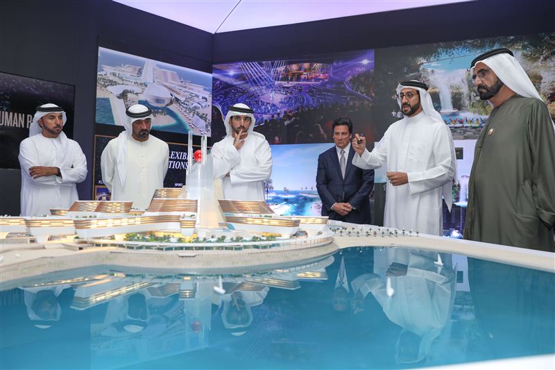 محمد بن راشد يطلق مشروع جزيرة متكاملة للخدمات السياحية والترفيهية على شاطىء جميرا