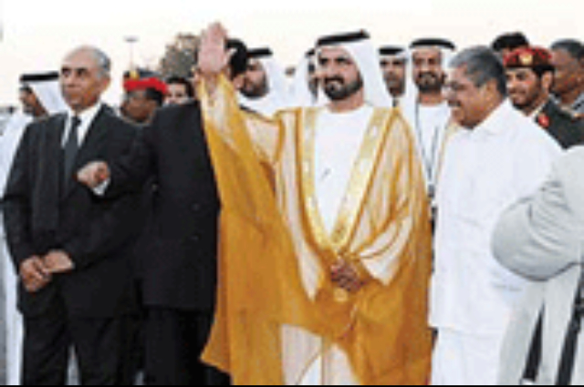 محمد بن راشد يصل للملكة العربية السعودية 