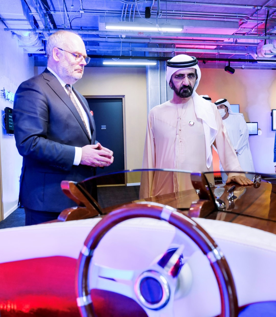 محمد بن راشد يلتقي دوق لكسمبورج ورئيس إستونيا في إكسبو 2020 دبي