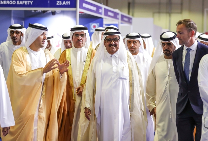 حمدان بن راشد يفتتح فعاليات معرض الشرق الأوسط للكهرباء 2019