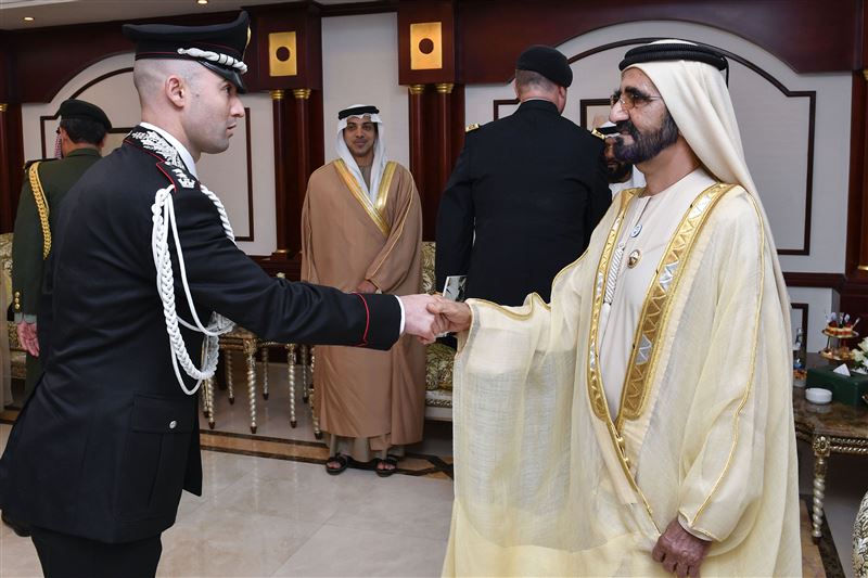 محمد بن راشد يستقبل سفراء الدول العربية والأجنبية