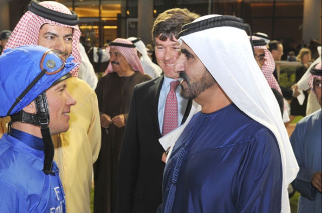 محمد بن راشد يستقبل الرئيس السنغالي 