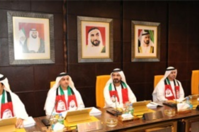 محمد بن راشد يستقبل عددا من الرؤساء والزعماء العرب والأجانب للعزاء في وفاة نجله "راشد"
