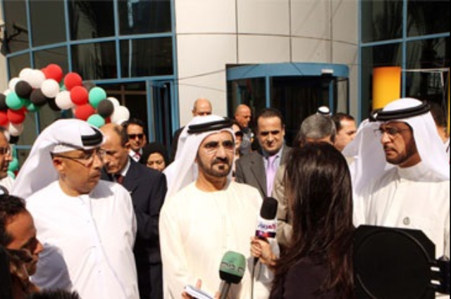 حمدان بن راشد يستقبل القنصل المكسيكي