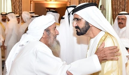  رئيس الدولة يستقبل الرئيس المصري بحضور محمد بن راشد