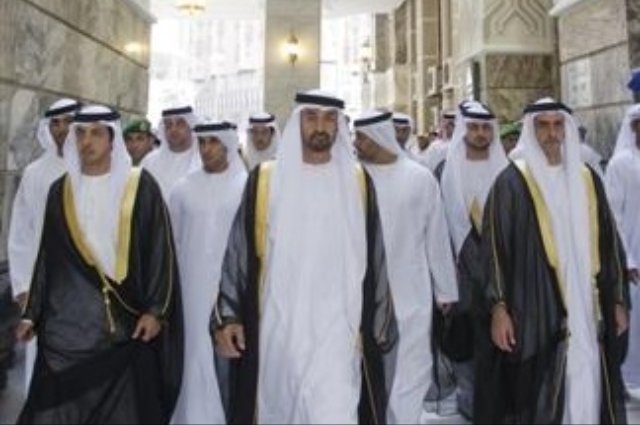 محمد بن راشد يستقبل ولي العهد السعودي 