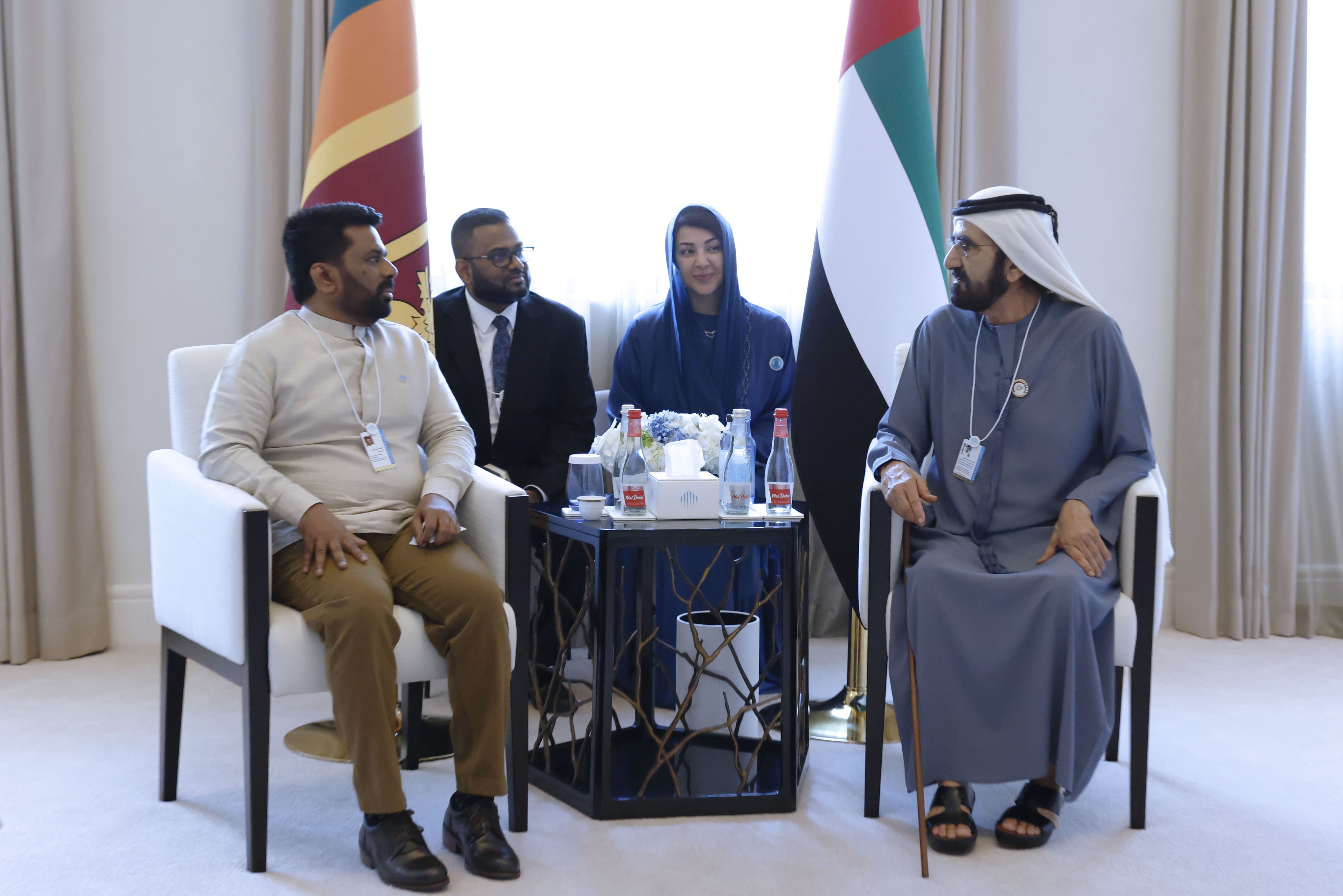 Mohammed bin Rashid, Sri Lanka’s President discuss close bilateral ties, emphasise innovation as key to global development challenges