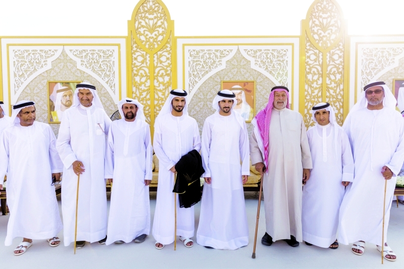 حمدان بن محمد يحضر أفراح بالعرطي وبن تميم