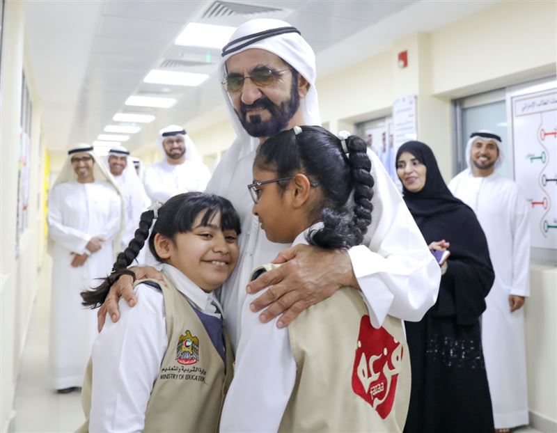 محمد بن راشد يطلق الجيل الجديد من المدارس الإماراتية 