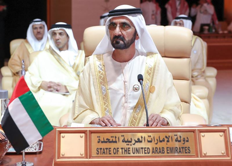 محمد بن راشد يشهد انطلاق أعمال القمة العربية الـ 29 في السعودية