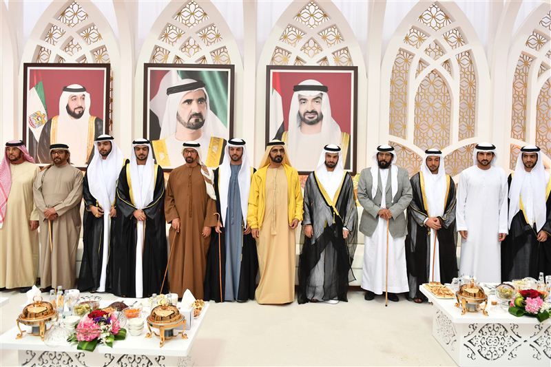 محمد بن راشد يحضر أفراح آل الخييلي